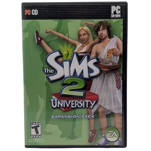 Sims 2 University (PC) – 2-Disc Set + Apartment Life Extra Disc